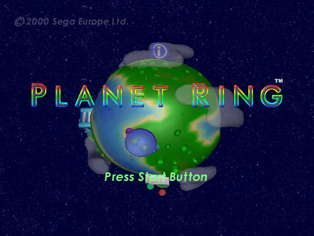 Planet Ring Title Screen